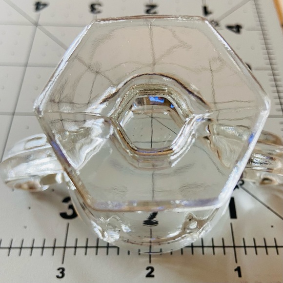 Early 1900’s Central Glass Works-(Krystol) Pedestal Dish Salt Dip/Cellar/Eyewash - Picture 8 of 16